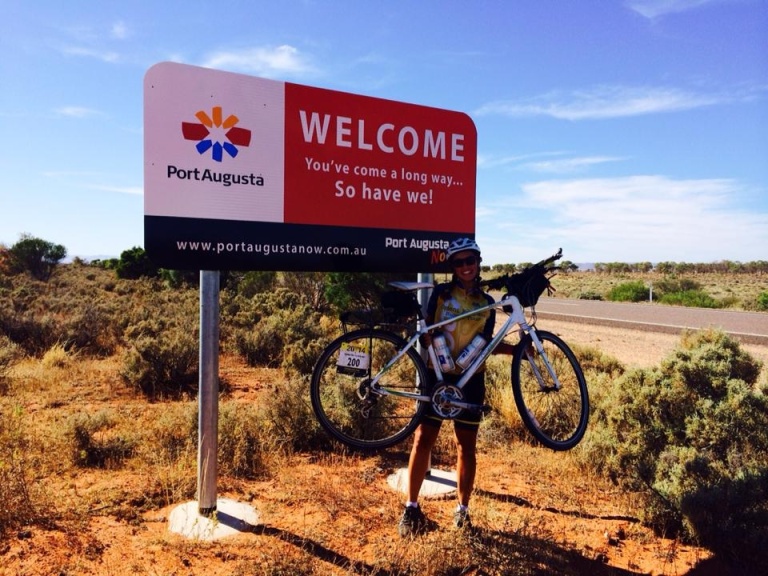 Arriving in Port Augusta! Bye Outback!